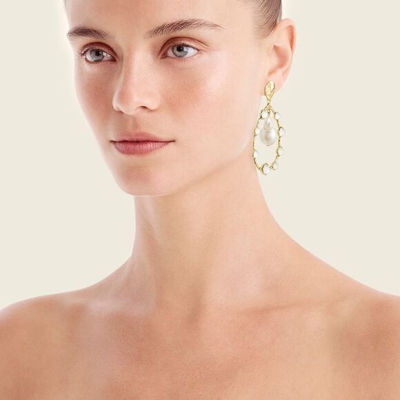 ❤️Earrings with Cultured Freshwater Pearls - Picture 4 of 5